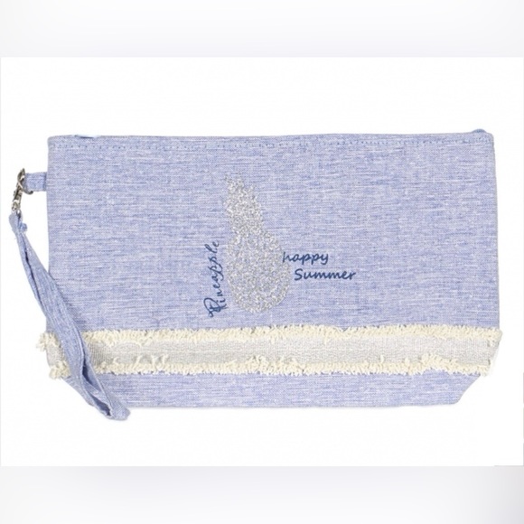 Handbags - Pineapple Wristlet Beach Pouch NWT